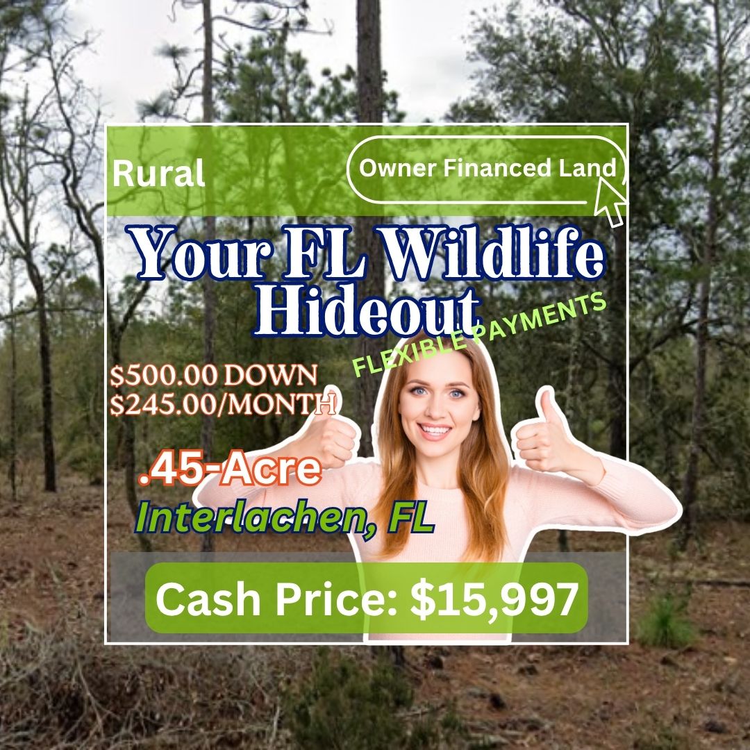 368 SE 10th Street - Affordable .45 Acre Lot in Interlachen