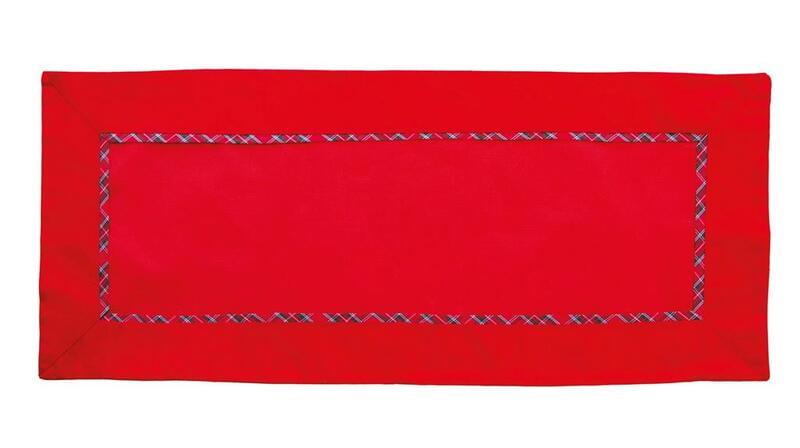 Striscia Runner Centro Tavola Punto Croce Natale