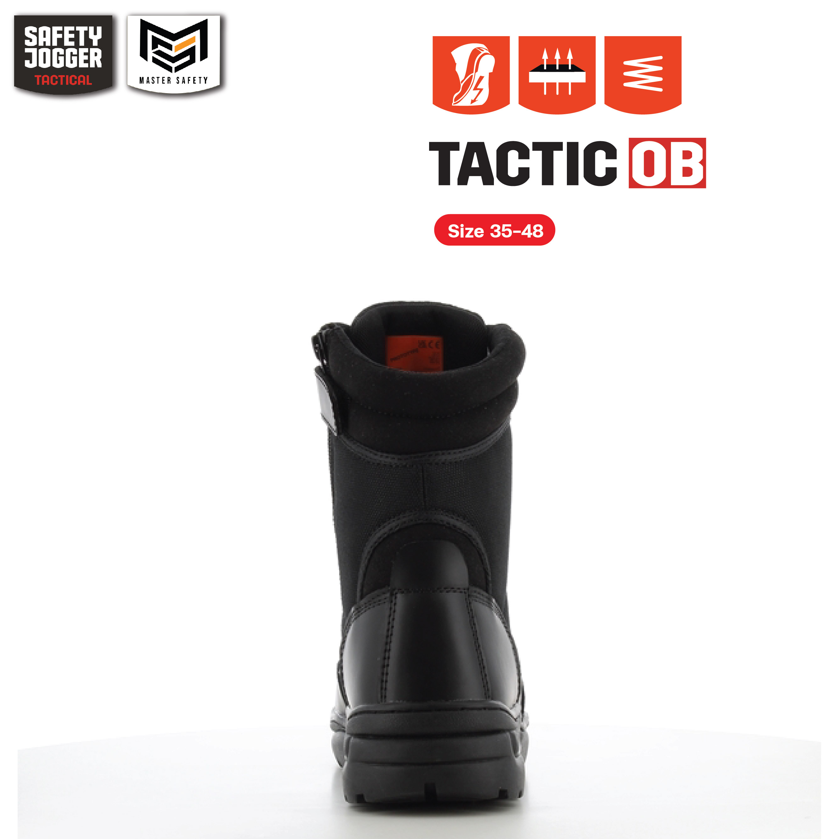 รองเท้าคอมแบท Safety Jogger รุ่น TACTIC รองเท้าทหาร รองเท้าตำรวจ รองเท้าบูท รองเท้าเดินป่า