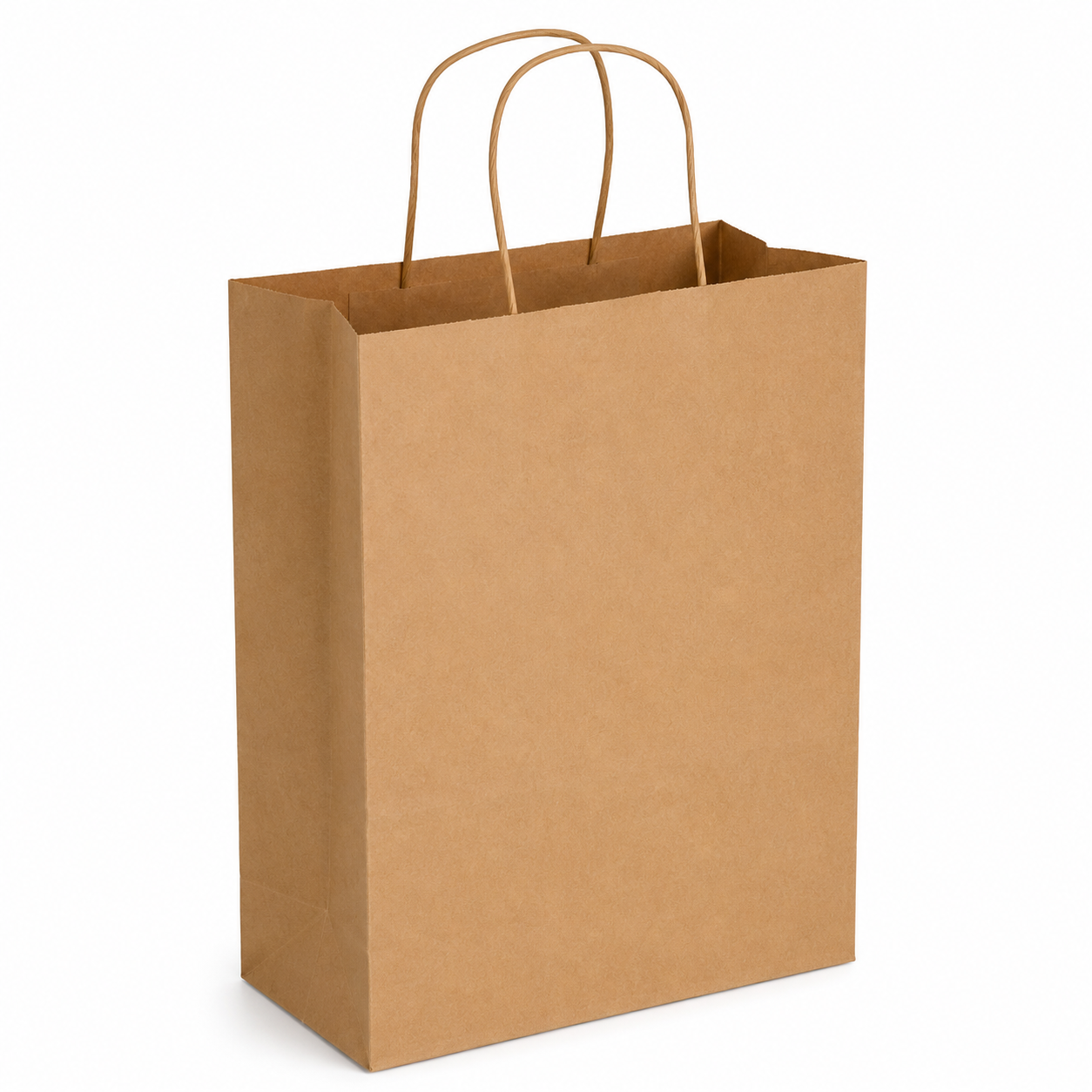 Handle Bags 60# Plain Brown 4/50
