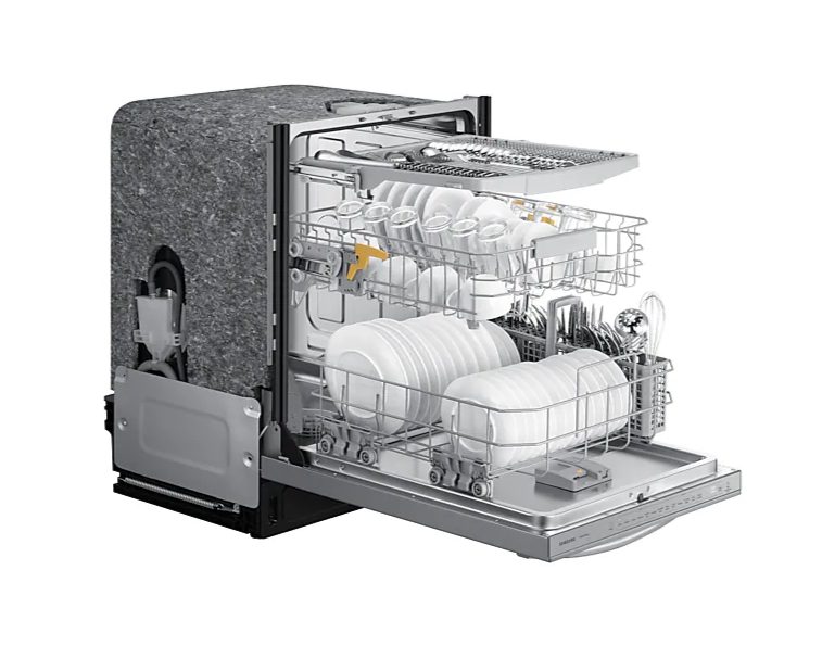 SAMSUNG, DW80CG5451SRAA Lavavajillas 75 piezas con SmartThings 3 estantes, 12 meses Garantía General