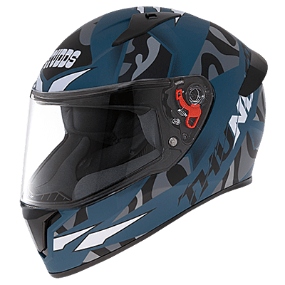 STUDDS THUNDER D7 MATT TURQUOISE N4 GREY M/V (L)