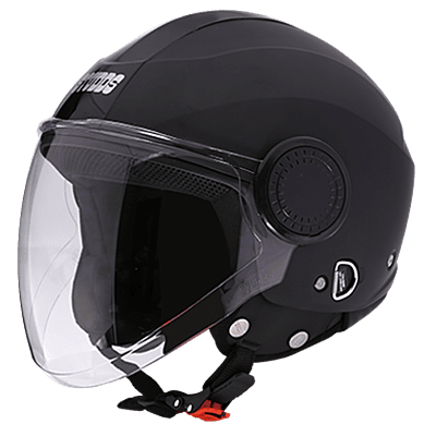 STUDDS URBAN SUPER MATT BLACK WITH BLACK STRIP C/V (L)