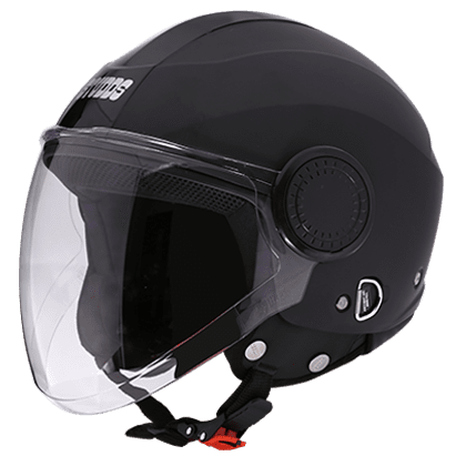 STUDDS URBAN SUPER MATT BLACK WITH BLACK STRIP C/V (L)