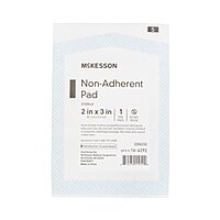McKesson Non-Adherent Dressing – 2 × 3 Inch, Sterile, 100 per Pack