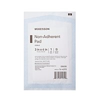 McKesson® Non-Adherent Dressing – 3 × 4 Inch, Sterile, 100 per Pack