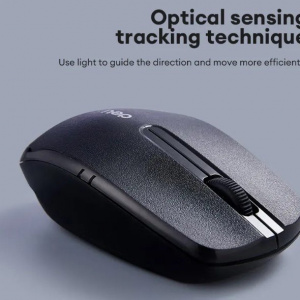 DELI 3738 WIRELESS MOUSE 2.4G - BLACK