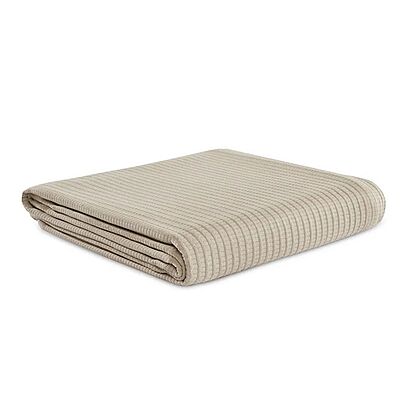 Beige Honeycomb Blanket