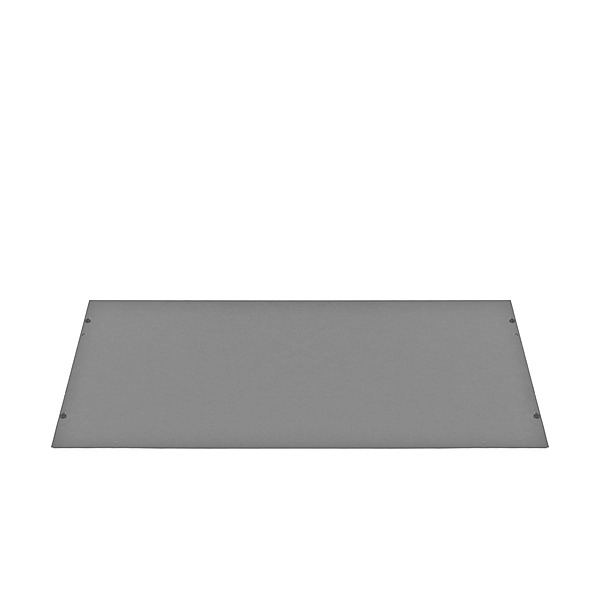 Gray Steel Bin Topper 12″ x 33-11/16″