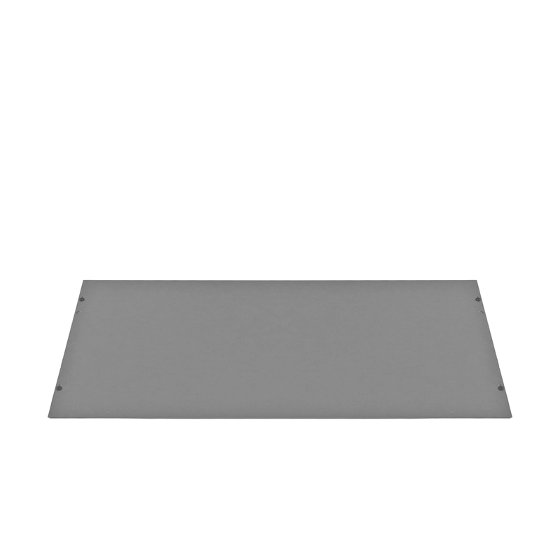 Gray Steel Bin Topper 12″ x 33-11/16″