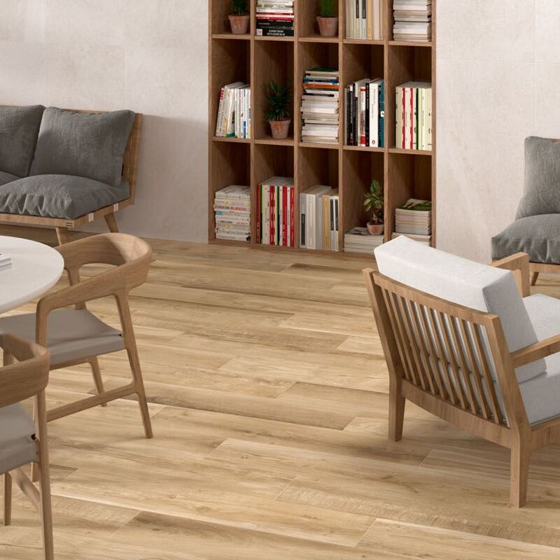 Gresie tip parchet TAU, ETERNAL ROBLE 25X100