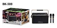 Oudiobop BK-500 Portable Wireless Karaoke Speaker with Dual Microphones