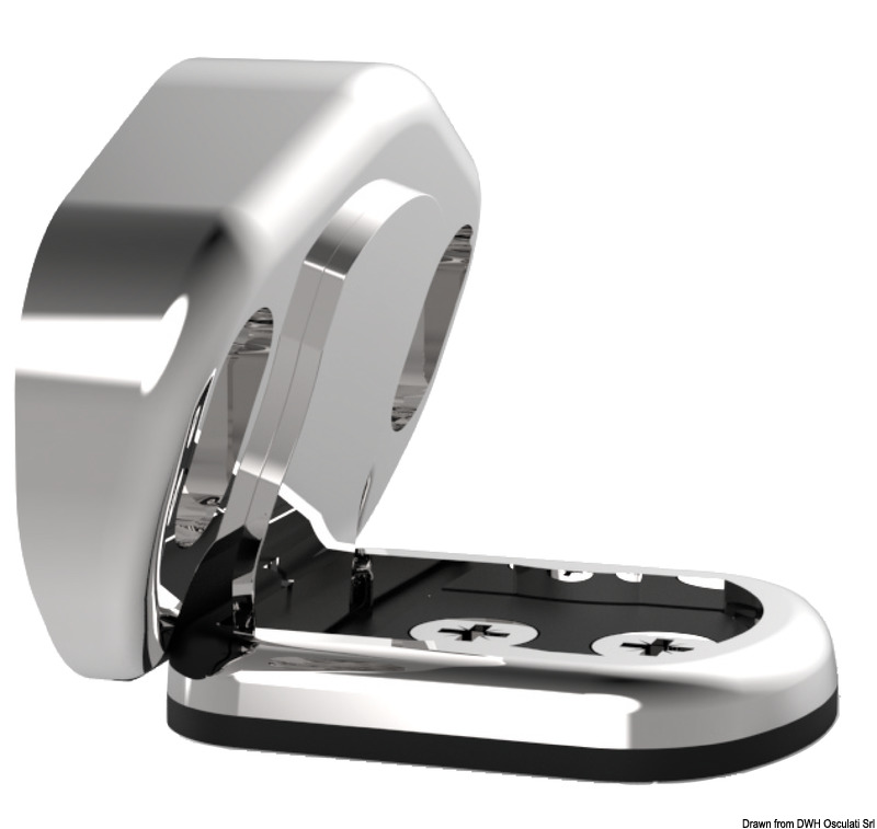 Flush magnetic door stopper