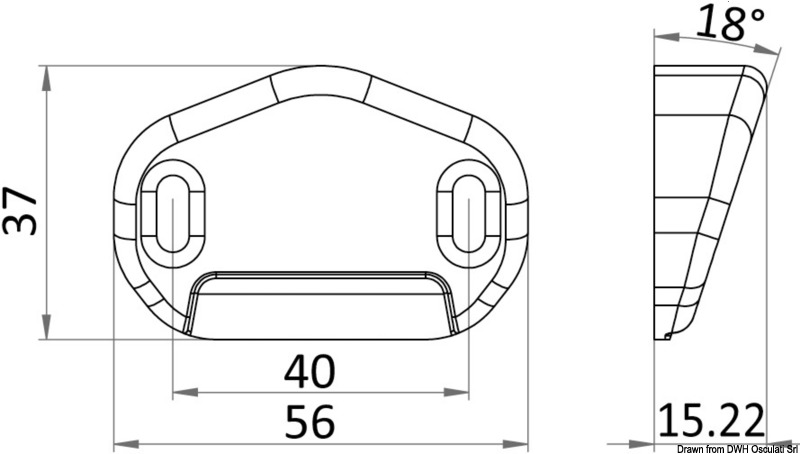 Flush magnetic door stopper