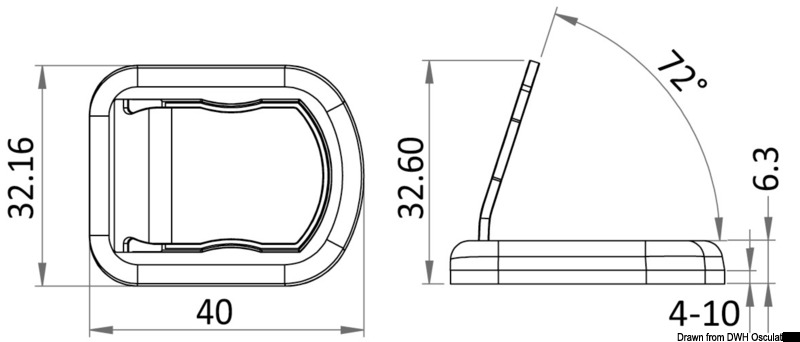 Flush magnetic door stopper