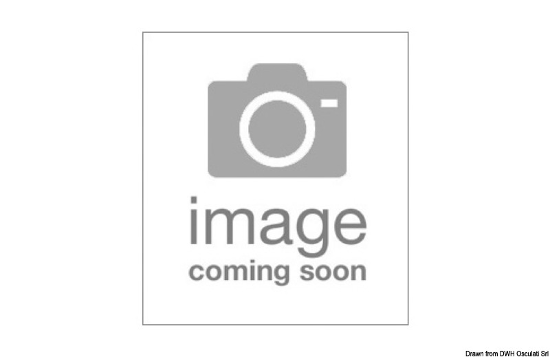 AISI316 mirror polished reversed hinge  57x38 mm