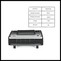 Specification of Usha Fan Heater HC812T2000 W Specification of Usha Fan Heater HC812T2000 W