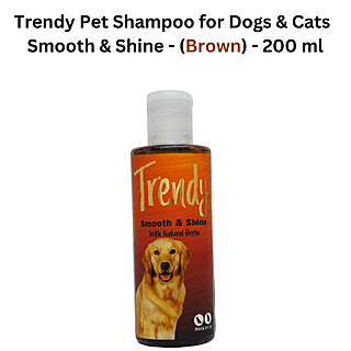 Trendy Pet Shampoo Smooth & Shine - (Brown) - 200 ml