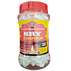 Sry Camphor Pure Camphor Tablets 100g White Jar