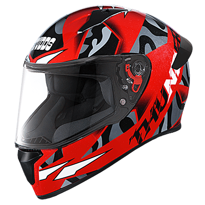 STUDDS THUNDER D7 RED D9 BLACK M/V (XL)