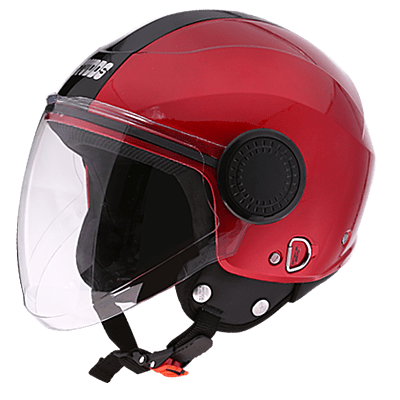 STUDDS URBAN SUPER CHERRY RED WITH BLACK STRIP C/V (L)