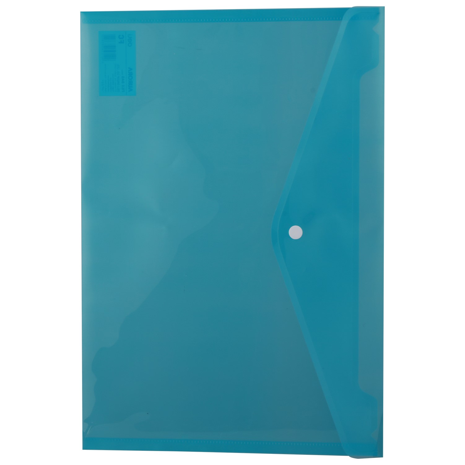 DELI 38165 AURORA MY CLEAR BAG FC BLUE 0.12MM