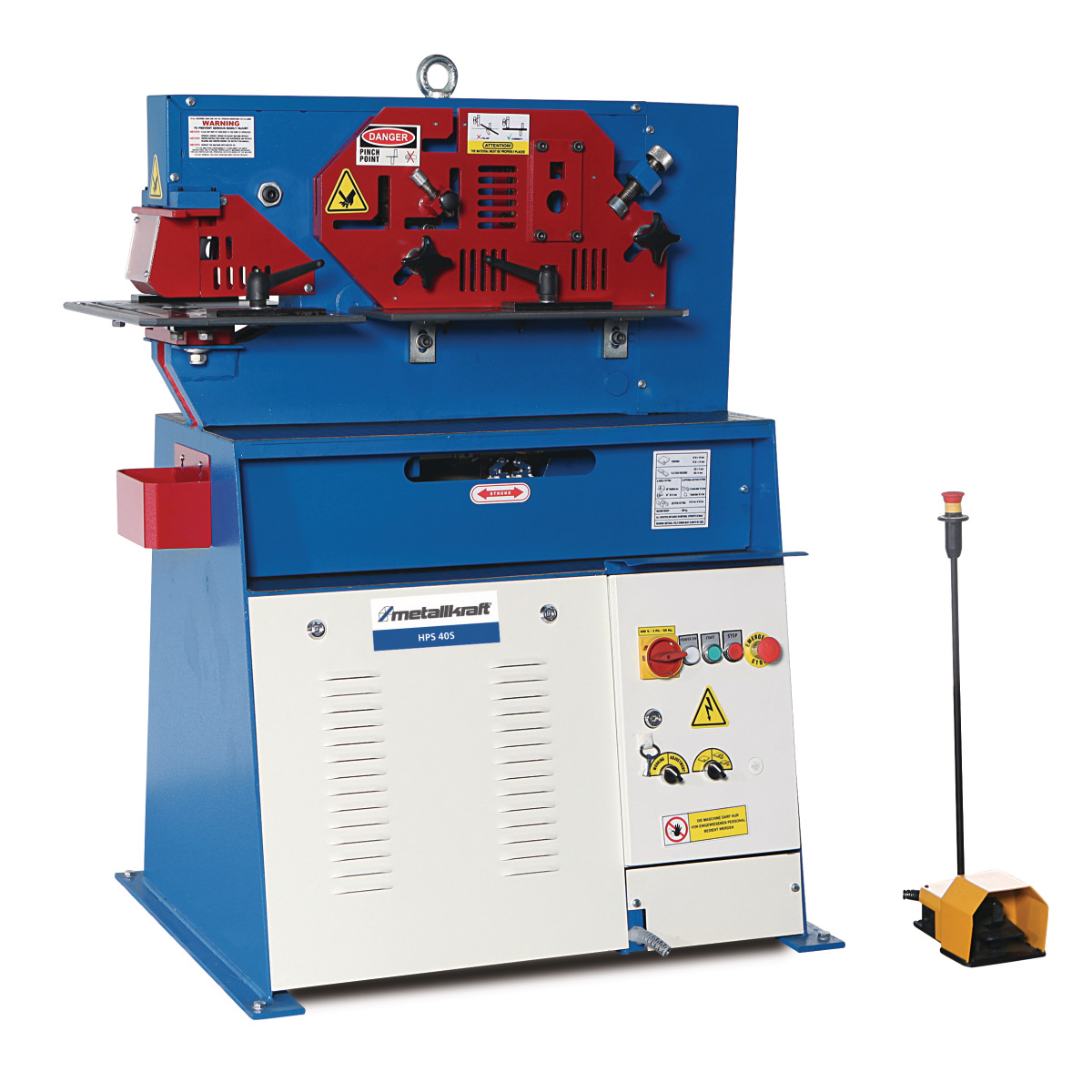 METALLKRAFT HPS 40S – Hydraulic Sectional Steel Shears / Punching Machine