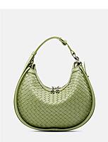 COWHIDE WOVEN HANDBAG