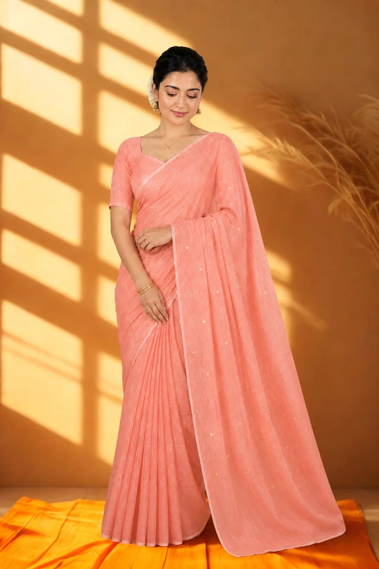 Rashmika mandana saree khadi cotton