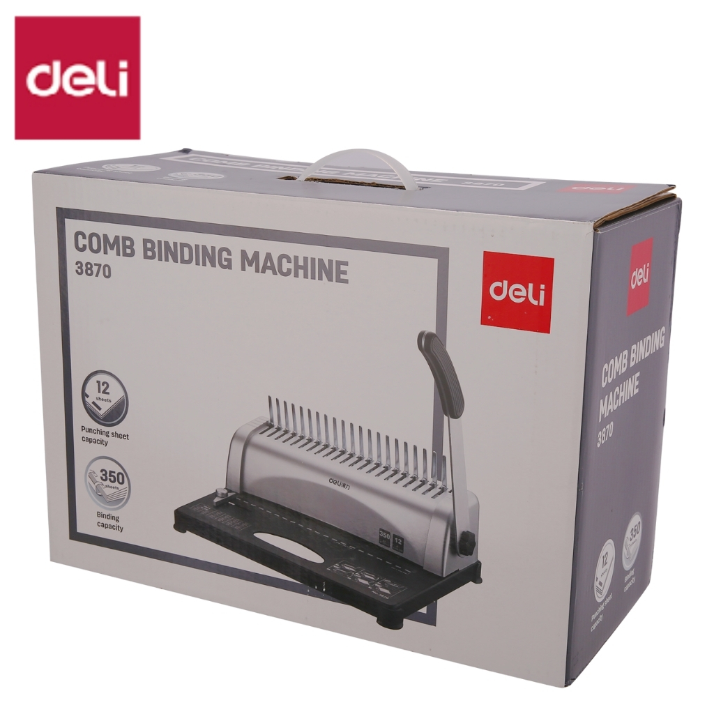 DELI E3870 STEEL BINDING MACHINE 12SHEET