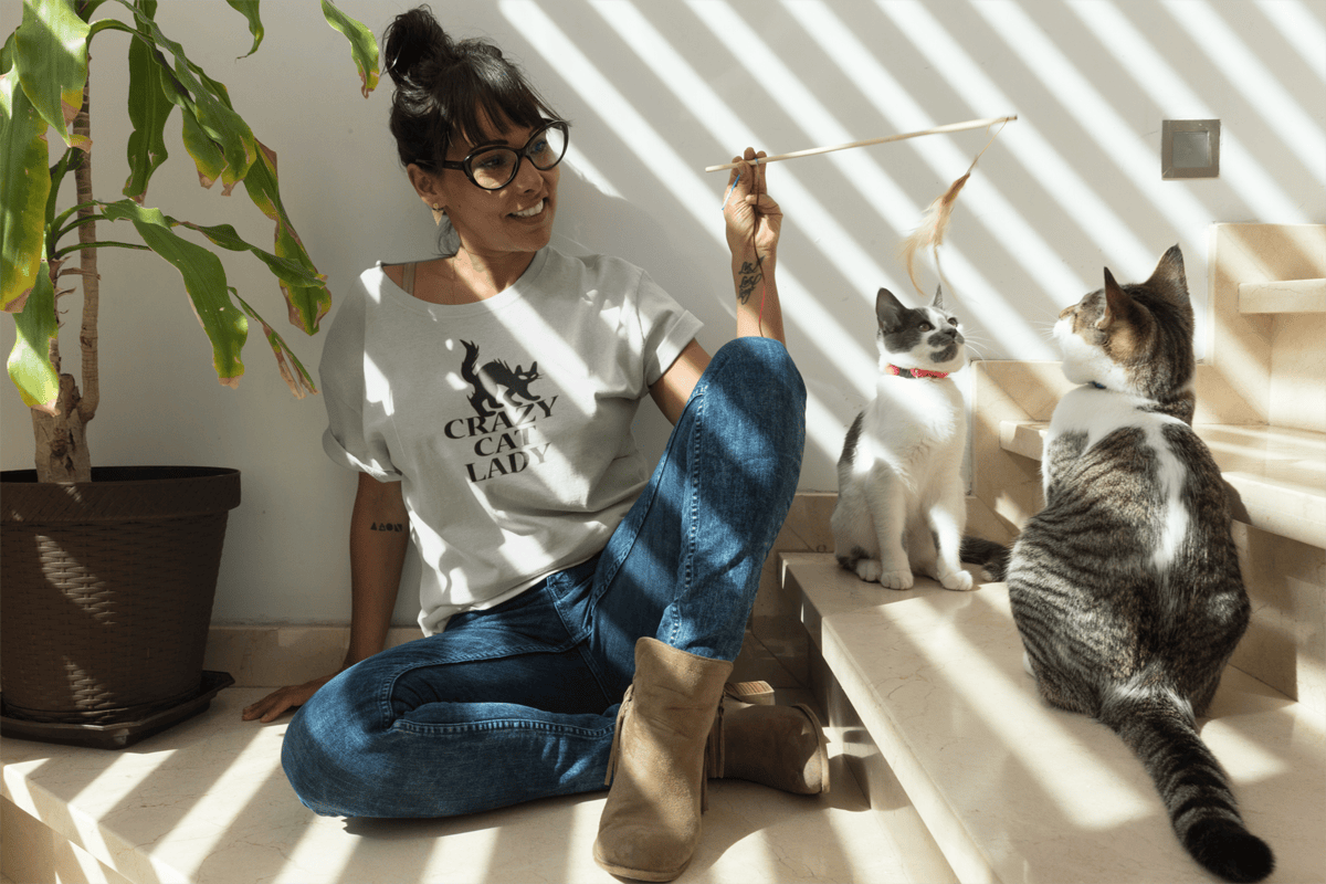 Crazy Cat Lady – Classic Cat Lover T-Shirt