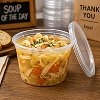 Soup Bowl P/CLR 16oz HYP PP 117mm 10/50