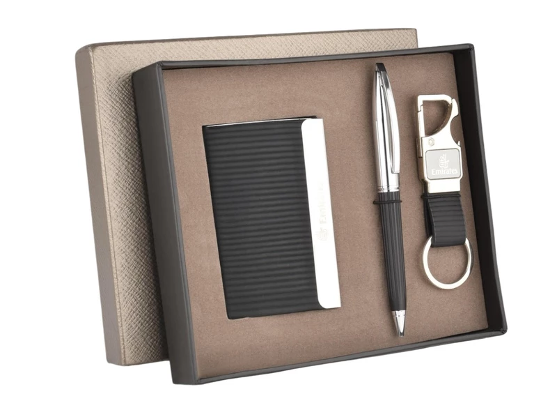 EMIRATES CARD HOLDER SET OF THREE