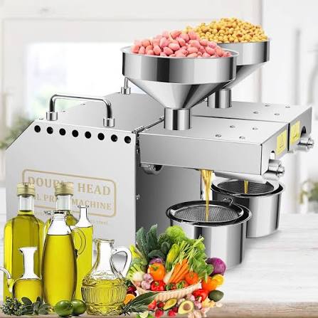 DOUBLE-HEAD OIL PRESS MACHINE