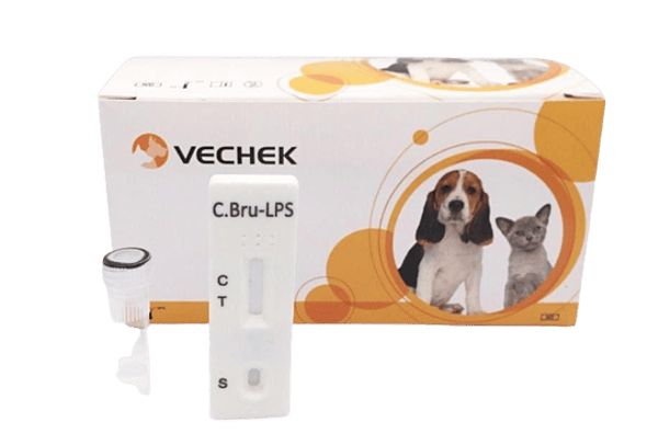 Prueba Rápida de Brucella Canina LPS en cassette - Caja con 10 pruebas - VECHEK