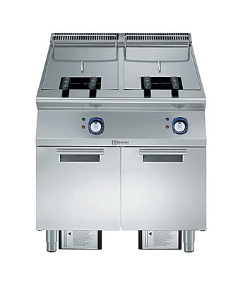 391338 23+23LT EL.FRYER, 2 WELLS + 4X1/2 BASKETS