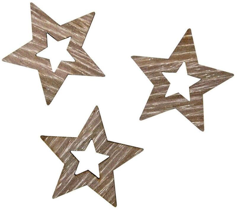 Stelle in Legno - confezione da 5 pz Stelle in Legno - confezione da 5 pz