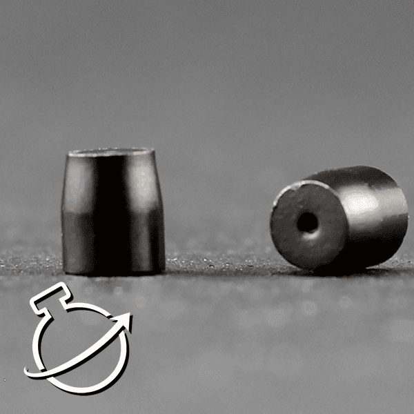 Short 85% Vespel®/ 15% Graphite Ferrule 1/16" to 0.4mm OD Column. 50 unidades por paquete