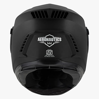 STEELBIRD SBH-40 ISS GLOSSY BLACK C/V 600 MM