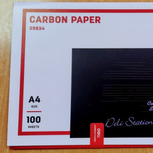 DELI E39834 CARBON PAPER BLUE 100shts