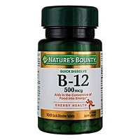 Natures Bounty B12 500Mcg Quick Dissolve Tabs 100S