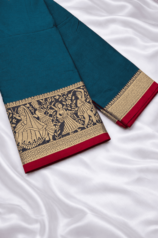 Narayanapet Saree - Dark Green