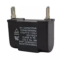 Capacitor, 220Vac, 50/60Hz, 4.5 Mf - 3H01487C