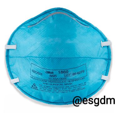 Respirador Desechable para el Cuidado de la Salud, Filtro N95, Verde, Universal, 20PK Respirador Desechable para el Cuidado de la Salud, Filtro N95, Verde, Universal, 20PK