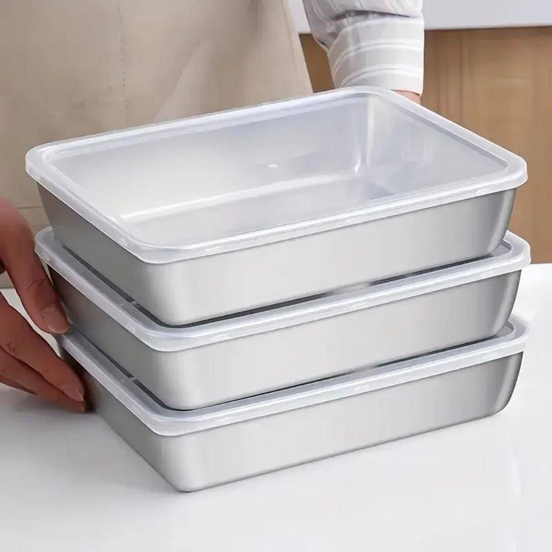 3PIECES STAINLESS STORAGE BOWL