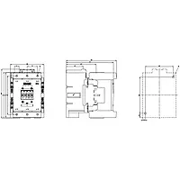 CONTACT.AC3:75KW/400V,2NO+2NC,UC110-127V