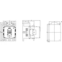 CONTACTOR, 132KW/400V/AC-3