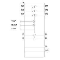 Therm. overload relay 3.5 - 5.0 A