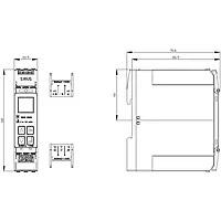 Strom-, Sp., Cos phi, Wirkstr. 24-240V