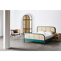 Marlo Platina Rattan Bed - King Size Marlo Platina Rattan Bed - King Size